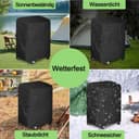 Newbob Universal Weatherproof Grill Cover, 420D Oxford, 80 x 66 x 110 cm - 3