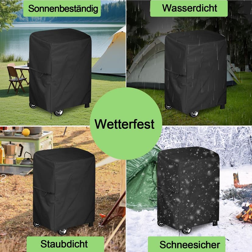 Newbob Universal Weatherproof Grill Cover, 420D Oxford, 80 x 66 x 110 cm - 3