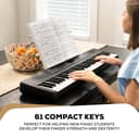 Alesis Melody 61 Keyboard Piano for Beginners with 61 Keys, Speakers, Tablet/Sheet Music Stand, 300 Sounds and Music Lessons - 4