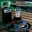 WUBEN X3 Mini Lampe de Poche Rechargeable Avec Borne de recharge et Aimant, Lampe de Poche EDC À 180 Degrés, Étanche Ip65, Porte-Clés, 10 Modes, Lanière de Chargement de Type C Pour le Camping - 4