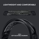 Logitech G G733 LIGHTSPEED Wireless Gaming Headset with suspension headband, LIGHTSYNC RGB, Blue VO,CE mic technology and PRO-G audio drivers, Lightweight, 29 Hour battery life, 20m range - Black - 2