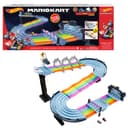 Hot Wheels Mario Kart Route Arc-en-Ciel Pistes de Course de 2,40m, 2 Mini-véhicules échelle 1:64 Inclus, Sons et lumières, Jouet pour Enfant, GXX41 - 1