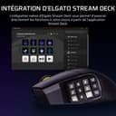 Corsair Scimitar Elite Wireless SE MMO Souris de Jeu – 33 000 DPI, 16 Boutons Programmables, Adjustable Key Slider™, Elgato Virtual Stream Deck, 1K Hyper-Polling, Jusqu'à 150h de Batterie – Gunmetal - 4