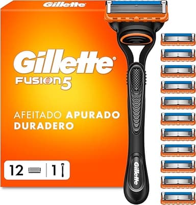 Gillette Fusion5 Razor for Men, 1 Gillette Razor, 12 Repl…