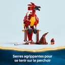 LEGO Harry Potter Fawkes: Dumbledore’s Phoenix Toy – Play & Display Bird Figure – Incl. Sorting Hat & Sword of Gryffindor – Birthday Gift for 8+ Year Old Girls & Boys - 76448 - 5