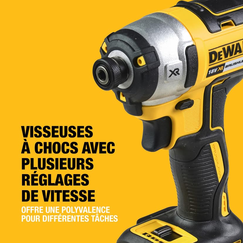 DEWALT 18V XR Brushless Kit, 3X 5Ah (4 pc.), DCK422P3T-QW - 5