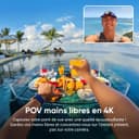 Insta360 GO 3S - 128 GB White 4K Tiny Portable Vlogging Camera, Hands-Free POVs, Mount Anywhere, Stabilization, 140 Min Battery Life, 10m Waterproof, Pet POV - 3