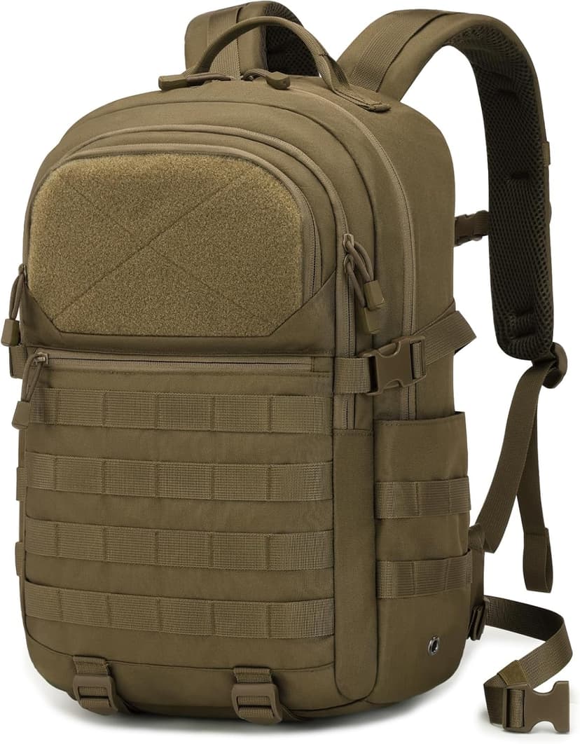 HALOVIE Sac à dos Tactique Militaire 28L, Ultraléger Sac à dos de Randonnée Multi-poches pour Voyages Excursion Camping Pêche - 1