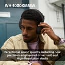 Sony WH-1000XM5SA Special Edition Soft Case Premium Noise Cancelling Wireless Over-Ear Headphones, Bluetooth, Clear Call Quality, Hi-Res Audio, Up to 30hr Battery Life, iOS & Android - Black - 5