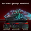 acer Wired Gaming Mouse, 12800 DPI Mouse Gaming RGB, 1000Hz Polling Rate, 8 Programmable Button, 12 Backlights, High Precision, Rapid Fire, Ergonomic Computer Mouse with Driver for Laptop, PC, Mac - 6
