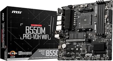 MSI B550M PRO-VDH WiFi ProSeries Motherboard (AMD AM4, DD…