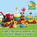 LEGO DUPLO | Disney Il Treno del Compleanno di Topolino e Minnie - Giocattolo per Bambine e Bambini da 2 Anni in su - Giochi Educativi con Mattoncini Numerati e 3 Personaggi - Idea Regalo - 10941 - 5