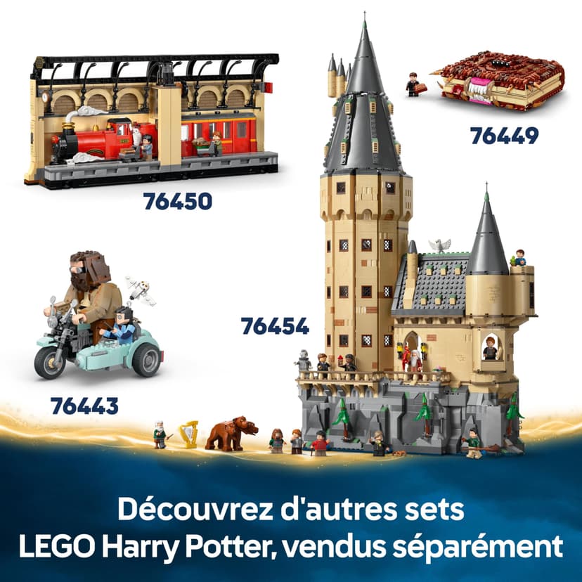 LEGO Harry Potter Fawkes: Dumbledore’s Phoenix Toy – Play & Display Bird Figure – Incl. Sorting Hat & Sword of Gryffindor – Birthday Gift for 8+ Year Old Girls & Boys - 76448 - 7