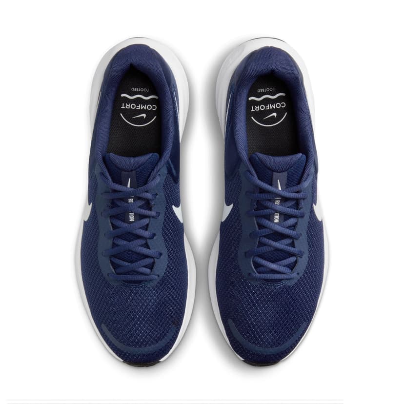 Nike Running Shoe Revolution 7, Midnight Navy/Pure Platinum-Black-White, FB2207-400, 43 EU (M 9.5 US) - 6