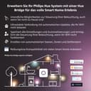 Philips Hue White and Color Ambiance, lampadaire Gradient Signe, base ton bois, compatible Bluetooth, fonctionne avec Alexa, Google Assistant et Apple Homekit - 6