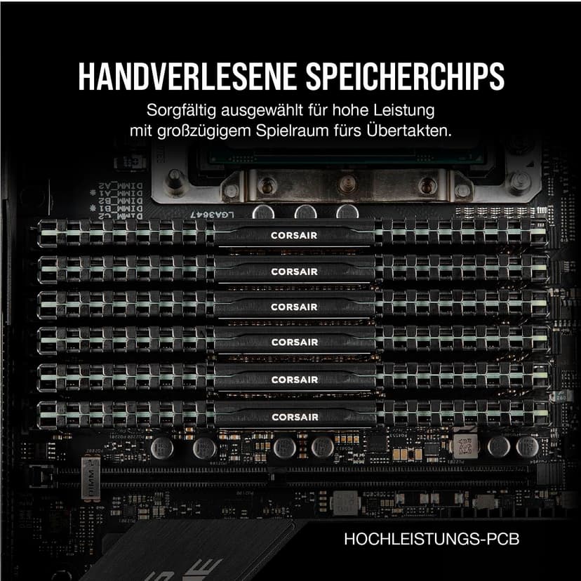 Corsair Vengeance LPX DDR4 RAM 32Go (2x16Go) 3200MHz CL16 Intel XMP 2.0 Mémoire d'ordinateur - Noir (CMK32GX4M2E3200C16) - 3
