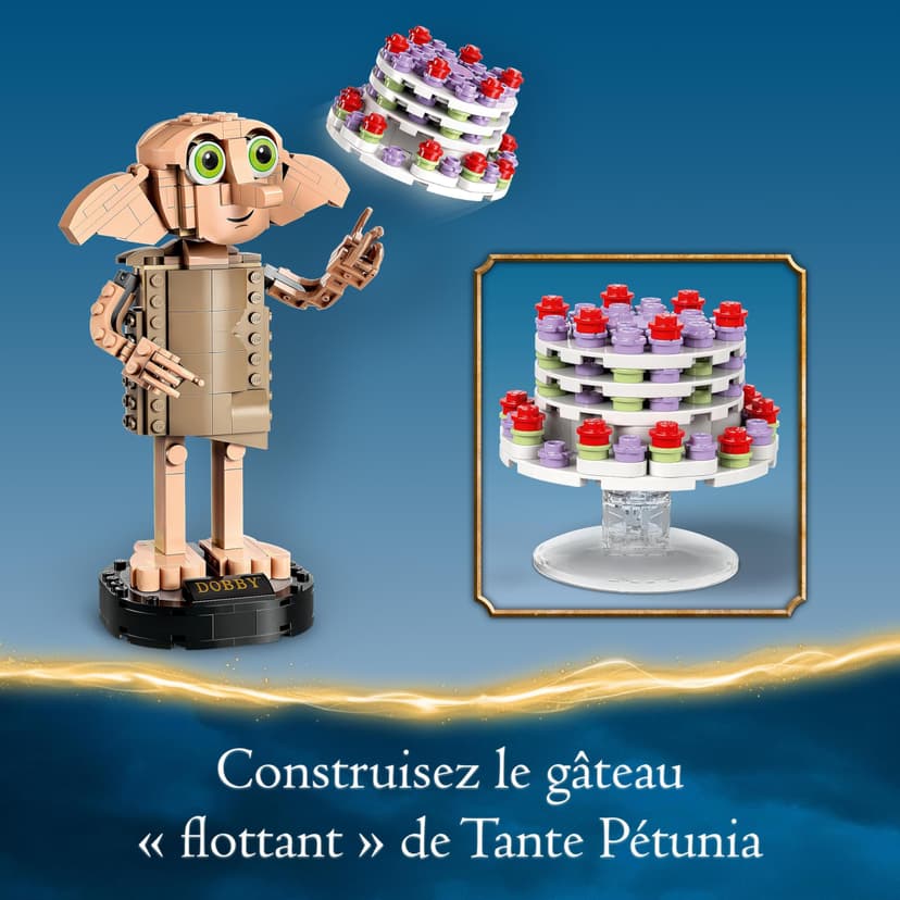 LEGO Harry Potter Dobby l’Elfe de Maison, Jouet Figurine et Accessoire de Décoration, Collection de Personnages, Cadeau pour Filles et Garçon Dès 8 Ans - 76421 - 5