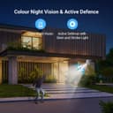 EZVIZ 2.5K Wifi Security Camera Outdoor Wired, No Monthly Fee, PTZ 360°, 512GB Supports, Starlight Color Night Vision, Human/Vehicle Detection, Auto-Track, CCTV Camera System, Alexa/Google (C8c 4MP) - 7