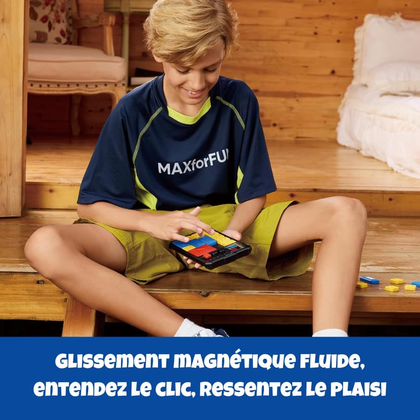 GiiKER Super Slide Puzzle Games, Plus de 500 défis Originaux, Casse-tête, Jouets pour Enfants et Adolescents, Jeux de Voyage, Cadeaux d'anniversaire, activités pour Les Voyages en Voiture - 5