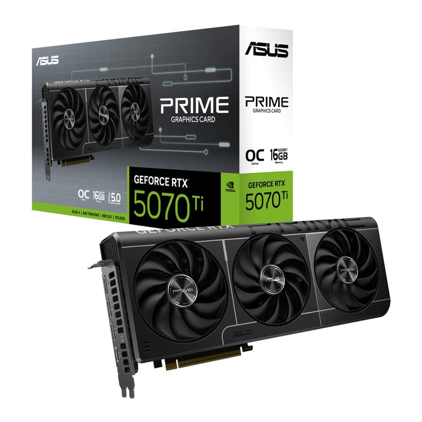 ASUS GeForce RTX 5070 Ti PRIME 16GB GDDR7 OC Graphics Card - 1