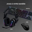 Logitech G G733 LIGHTSPEED Wireless Gaming Headset with suspension headband, LIGHTSYNC RGB, Blue VO,CE mic technology and PRO-G audio drivers, Lightweight, 29 Hour battery life, 20m range - Black - 8