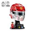 LEGO Editions Scuderia Ferrari HP Charles Leclerc Helmet - F1 Merchandise - Display Model Kit w/Collectible Minifigure - Gift for 14+ Year Old Boys & Adult Motorsport Fans - 43014 - 2