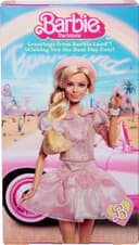 Barbie The Movie Doll, Margot Robbie as, Collectible Doll Wearing Pink Blouse & Skirt Tutu Outfit, With Styled Hair & Matching Jewelry, JBJ53 - 6