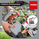 IKRA scarificateur aérateur électrique IEVL 1840, largeur de travail 40cm, puissance 1.800 watts, Gris/Rouge - 4