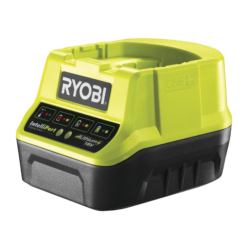 Ryobi - Pack 1 Chargeur Rapide 120 Minutes + 1 Batterie Lithium+ 18V One + 4,0 Ah - Batterie Compatible avec Plus de 200 Outils de Bricolage et Jardinage - RC18120-140 - 2