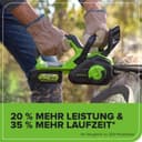Greenworks Batterie 24V - Puissante Batterie Rechargeable Greenworks pour tous les Outils de Jardin 24V, Batterie Lithium-Ion 4Ah, Chargement Rapide, 3 Niveaux de Charge LED, Garantie 2 Ans - G24B4 - 5