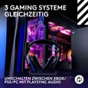 Logitech G Astro A50 LIGHTSPEED, casque gaming sans fil + station d’accueil (Gen 5), PRO-G GRAPHENE, basculement entre 3 systèmes, USB-C vers Xbox, PS5, PC, Nintendo Switch, Switch 2, Bluetooth - Noir - 2