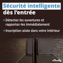 Shelly Blu Door/Window Black - Smart Bluetooth Montion Sensor Alarm, Home Security, Remote Control Detector, App Alerts, Alexa & Google Home, Gateway Required, Scene Activation, Lux Sensor - 5