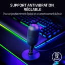 Razer Seiren V3 Mini - Micrófono USB ultracompacto (micrófono de condensador de 14mm, patrón de captación supercardioide, sensor Tap-to-Mute con indicador LED, amortiguador incorporado) Nero - 5