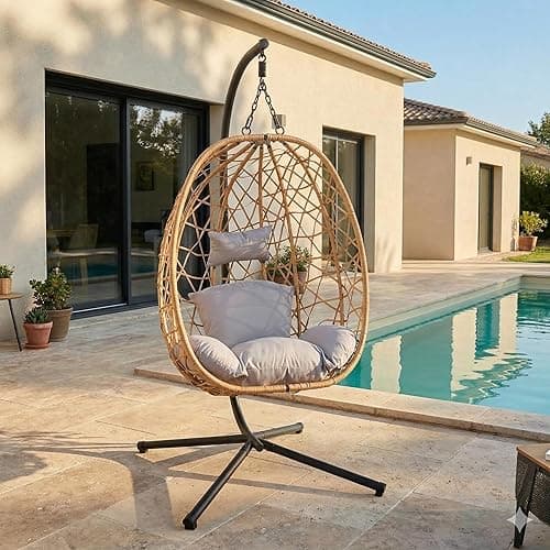 CONCEPT USINE | Fauteuil Suspendu avec Support en Résine …