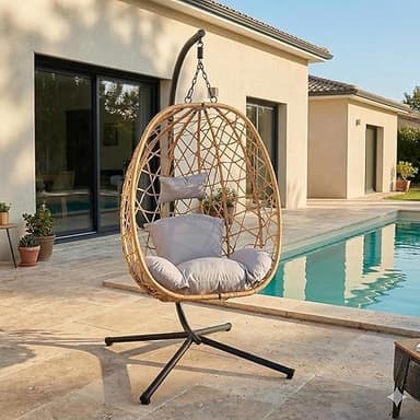 CONCEPT USINE | Fauteuil Suspendu avec Support en Résine …