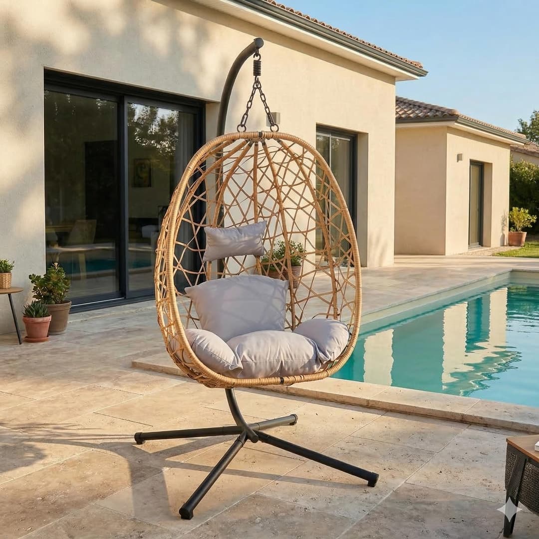 CONCEPT USINE | Fauteuil Suspendu avec Support en Résine …