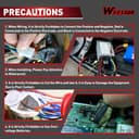 WOOSTAR Motorcycle Speed Controller 36V 500W Replacement for Electrical Scooter E Bike Bicycle Tricycle Brush - 7