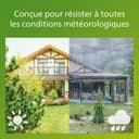 Philips Lighting Vynce Outdoor Solar wall Light, Round, 1.5W, 2700K, Black, IP44 Weatherproof - 4