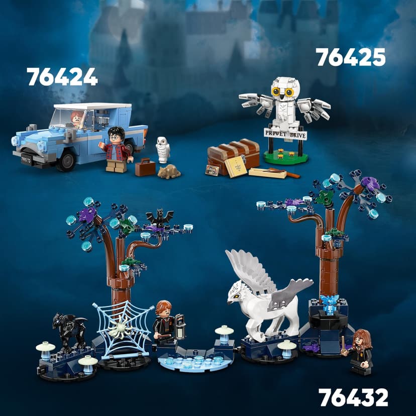LEGO Harry Potter Hedwig at 4 Privet Drive, Buildable Toy for 7 Plus Year Old Kids, Girls & Boys, with an Owl Figure, Independent Play Set, Small Wizarding World Gift Idea 76425 - 5
