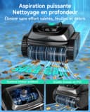 WYBOT C1 Robot Piscine Fond et Parois 150 Min Aspirateur Piscine avec Planification Intelligente des itinéraires, Nettoyage entièrement Automatique du Sol, 150m² Nettoyage Rapide(Vert Noir) - 2