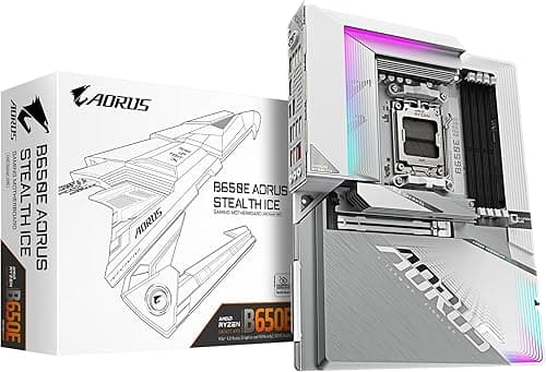 GIGABYTE B650E AORUS Stealth Ice Carte mère - AMD Ryzen s…