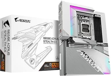 GIGABYTE B650E AORUS Stealth Ice Carte mère - AMD Ryzen s…