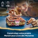 LEGO Harry Potter Chomping Monster Book Of Monsters – Interactive Toy with Pull-Back Motor & Chomping Mouth – incl. Neville Longbottom Minifigure - Gift for 9+ Year Old Boys, Girls & Fans - 76449 - 2