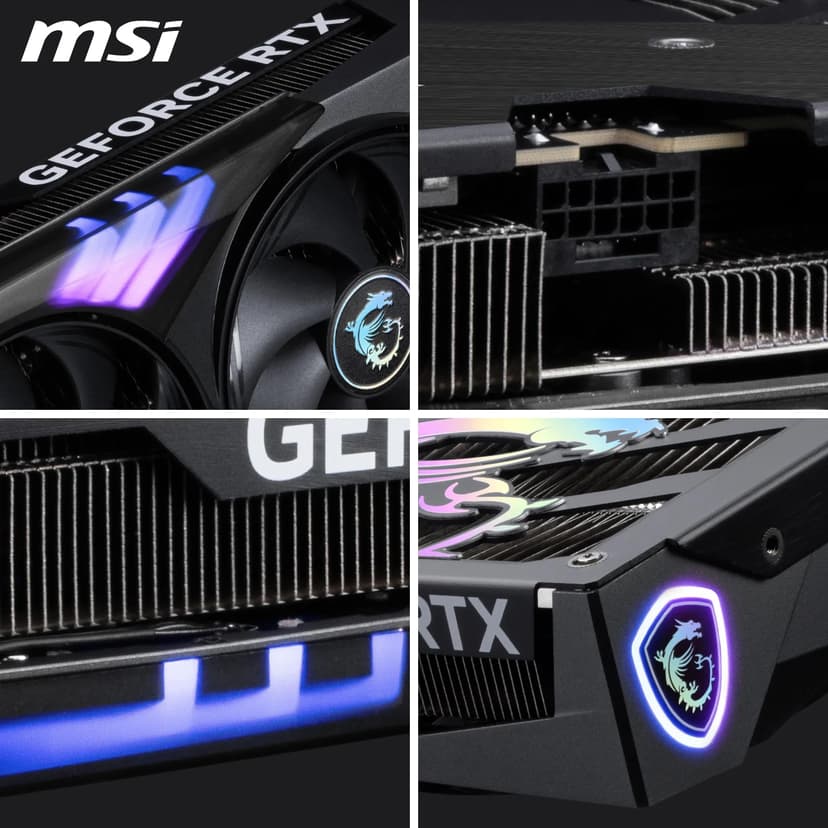 MSI GeForce RTX 5060 Ti 8G GAMING TRIO OC Graphics Card - RTX 5060 Ti GPU, 8GB GDDR7 (28Gbps/128-bit), PCIe 5.0 - TRI FROZR 4 (3 x STORMFORCE FAN) - RGB - HDMI 2.1b, DisplayPort 2.1b - 7
