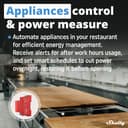 Shelly Pro 1PM - Wi-Fi Bluetooth Smart Relay Switch With Power Metering, Home Automation, Alexa & Google Home Compatible, iOS Android App, No Hub Required, Wireless Light Control - 4