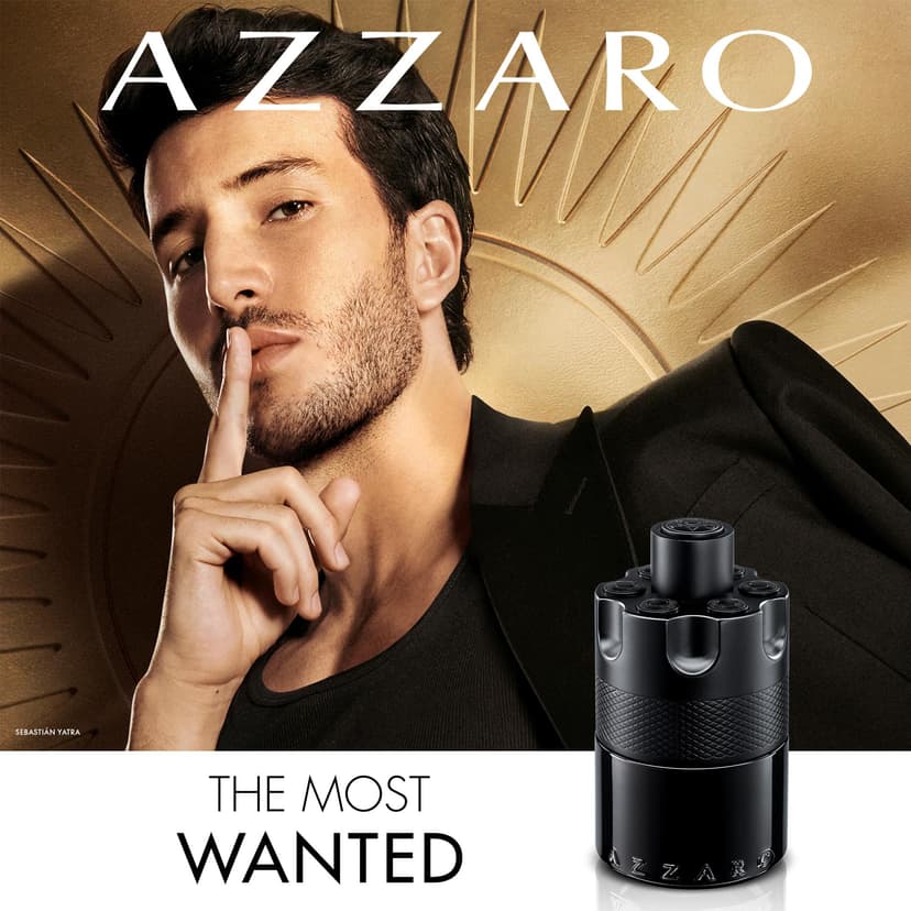 Azzaro The Most Wanted Eau de Parfum Intense, Woody & Seductive Men's Cologne, Ambery & Spicy Fragrance for Date Night, Lasting Wear, Luxury Perfume for Men, 100ml - 4