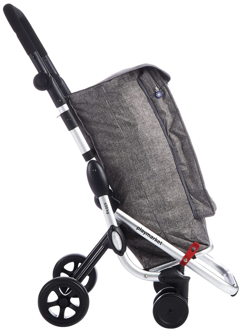 Foppapedretti “Go Up” Shopping Trolley Grigio (Grey) - 3