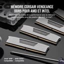 CORSAIR Vengeance DDR5 RAM 32Go (2x16Go) Jusqu'à 6400MHz CL36-48-48-104 1.35V AMD Expo Intel XMP 3.0 Mémoire pour Ordinateur de Bureau – Blanc (CMK32GX5M2B6400Z36W) - 2