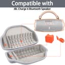co2CREA Hard Carrying Bag Storge Case for JBL Charge 6 Portable Wireless Bluetooth Speaker with Detachable Shoulder Strap,Case Only - 4