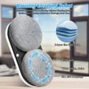 Robot Window Cleaner, 5600Pa Robot Glass Cleaner with Double Water Spray, 3 Cleaning Modes, Remote Control, Smart Navigation, Fall Protection & 8 Cloths, For Smooth Surfaces - 3